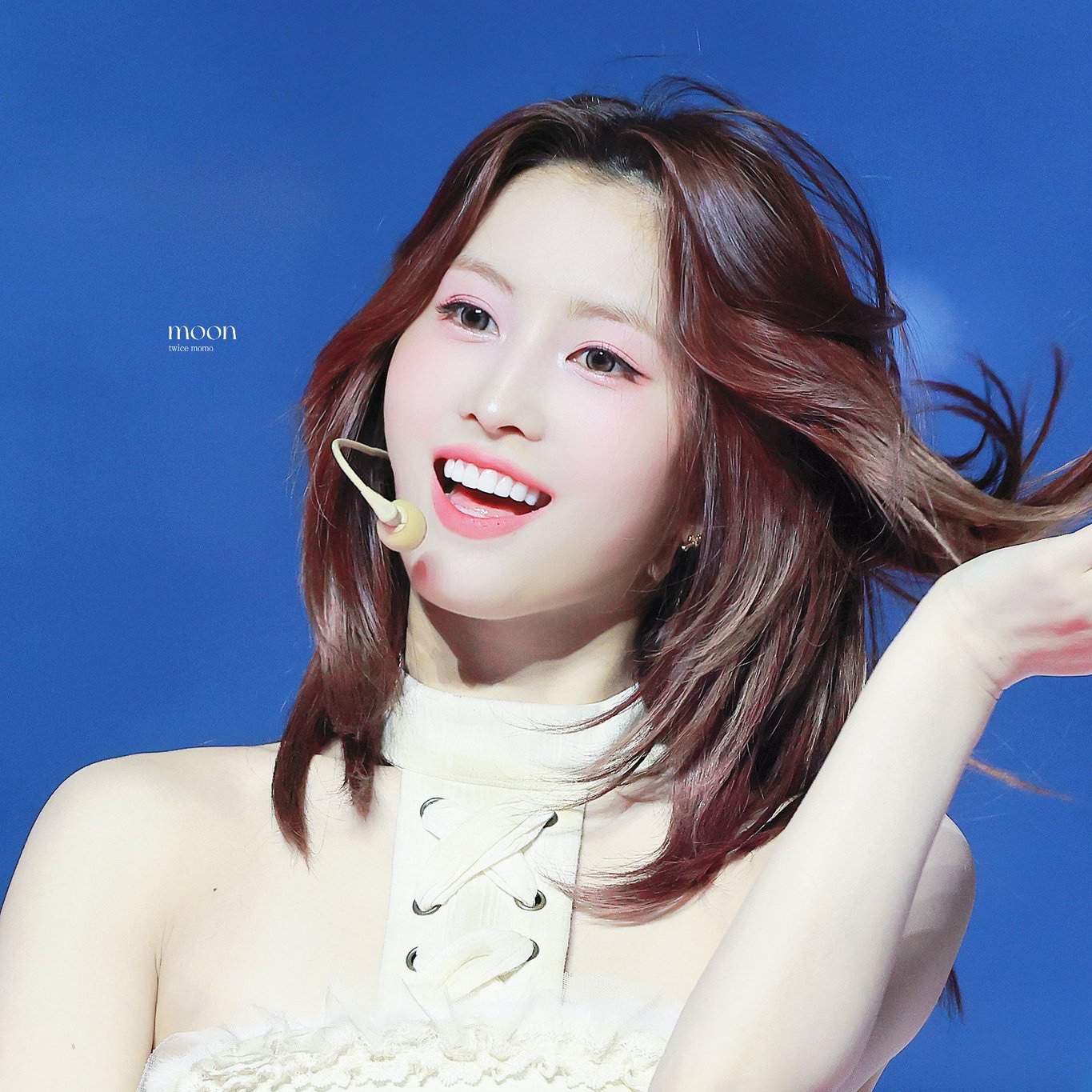 Recent activity shot of Momo (TWICE)