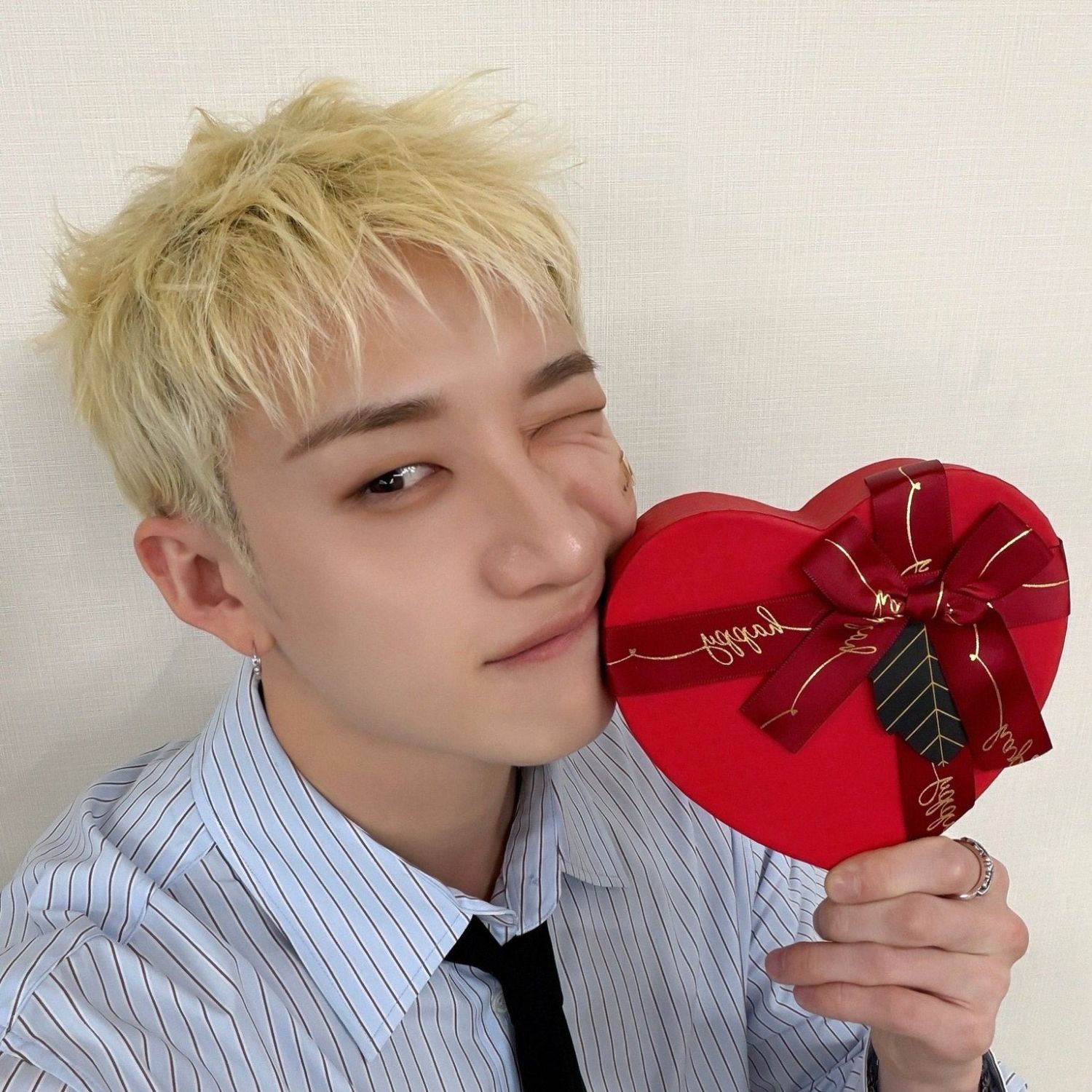 Recent activity shot of Bang Chan (Stray Kids)