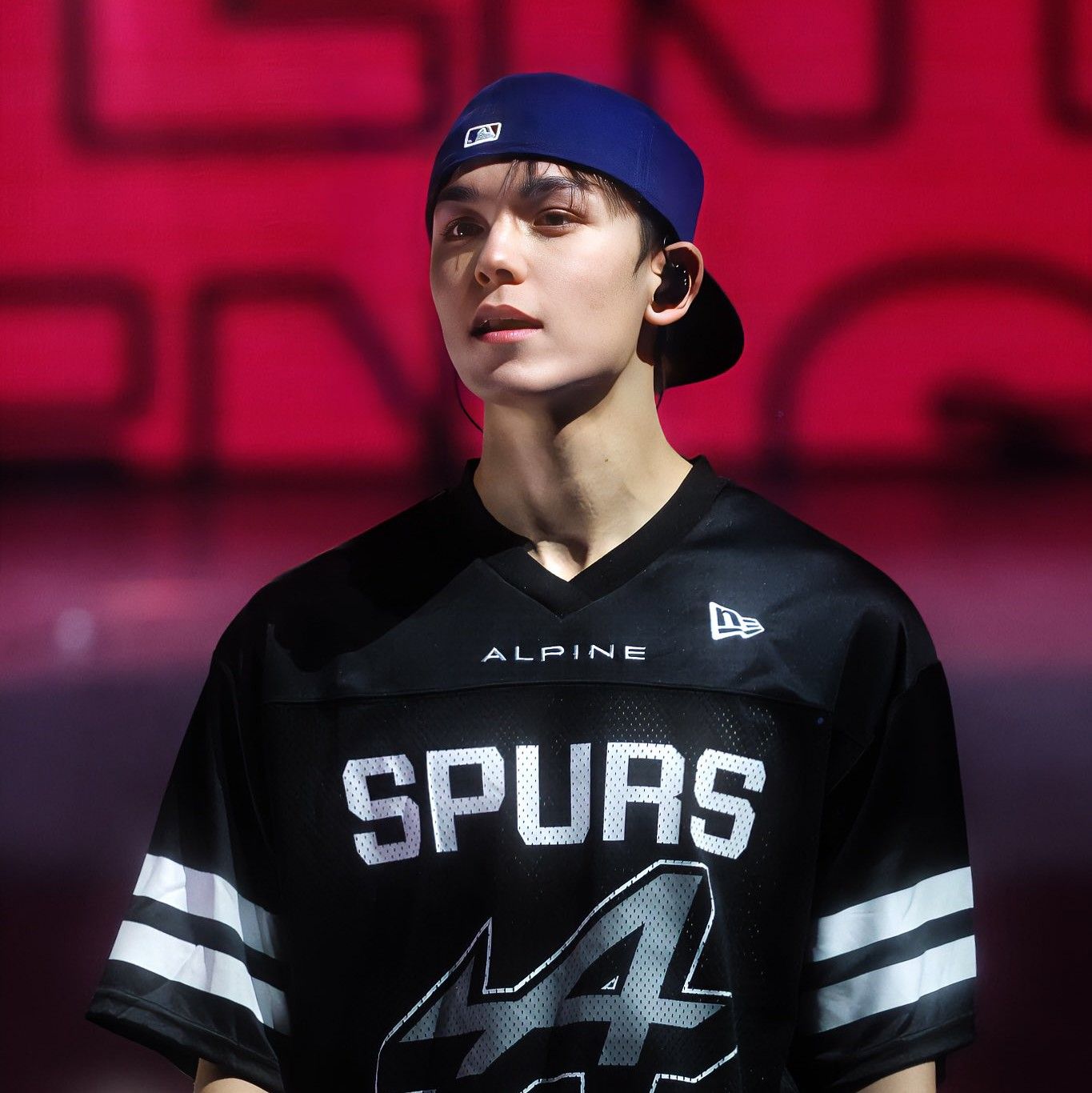 A moment captured by Vernon (SEVENTEEN)'s fan