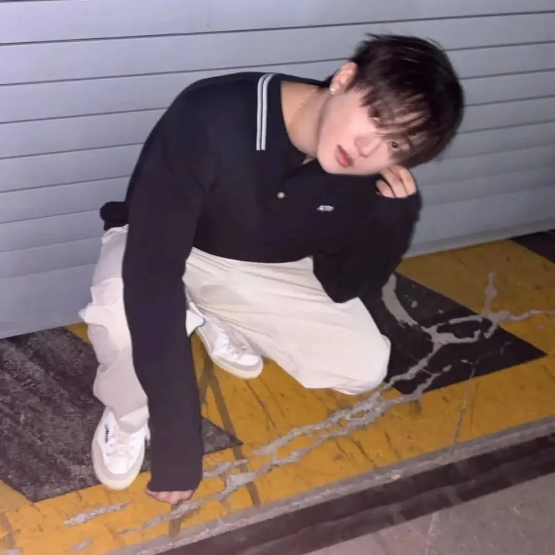 Recent activity shot of Changbin (Stray Kids)