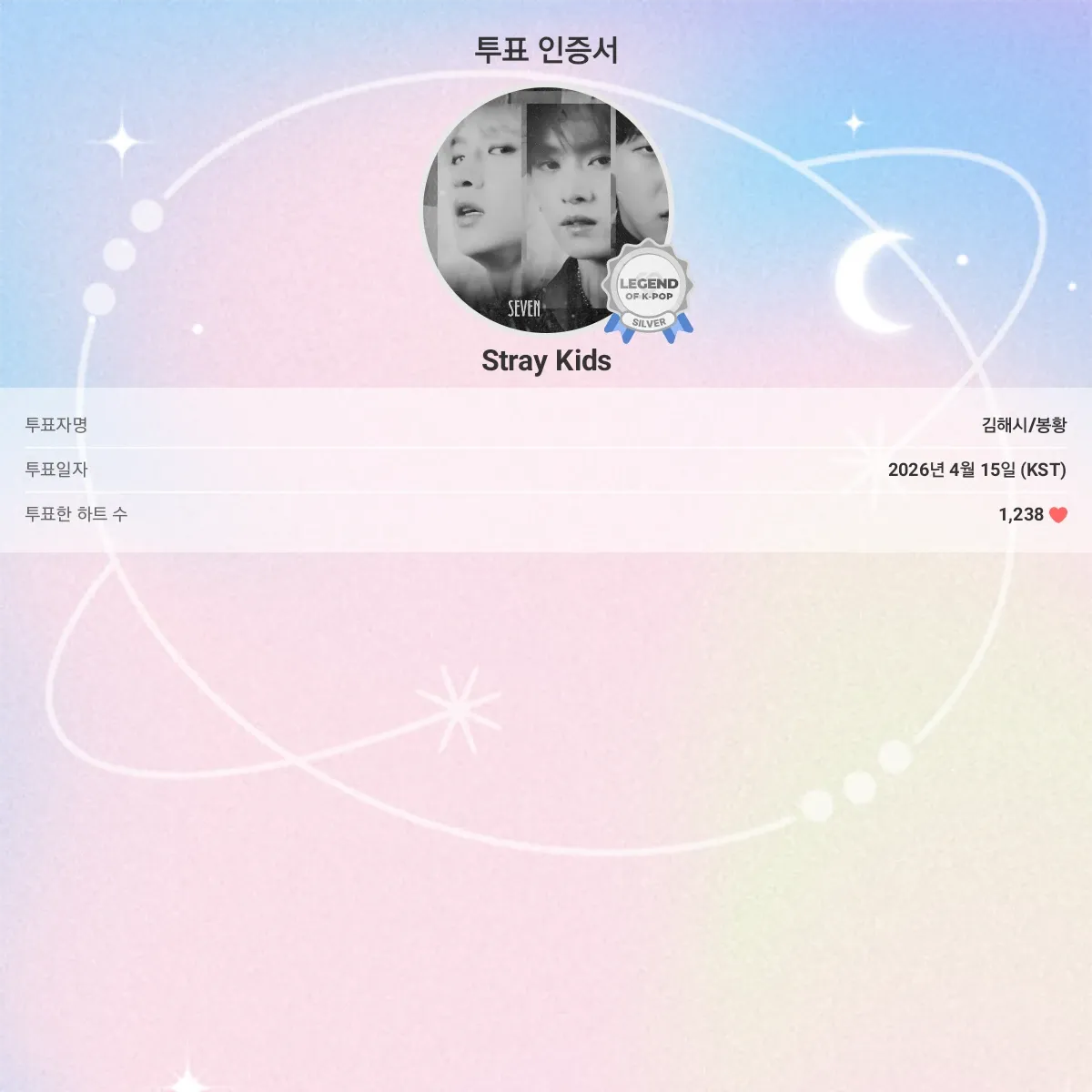 Stray Kids 팬이 찍은 순간