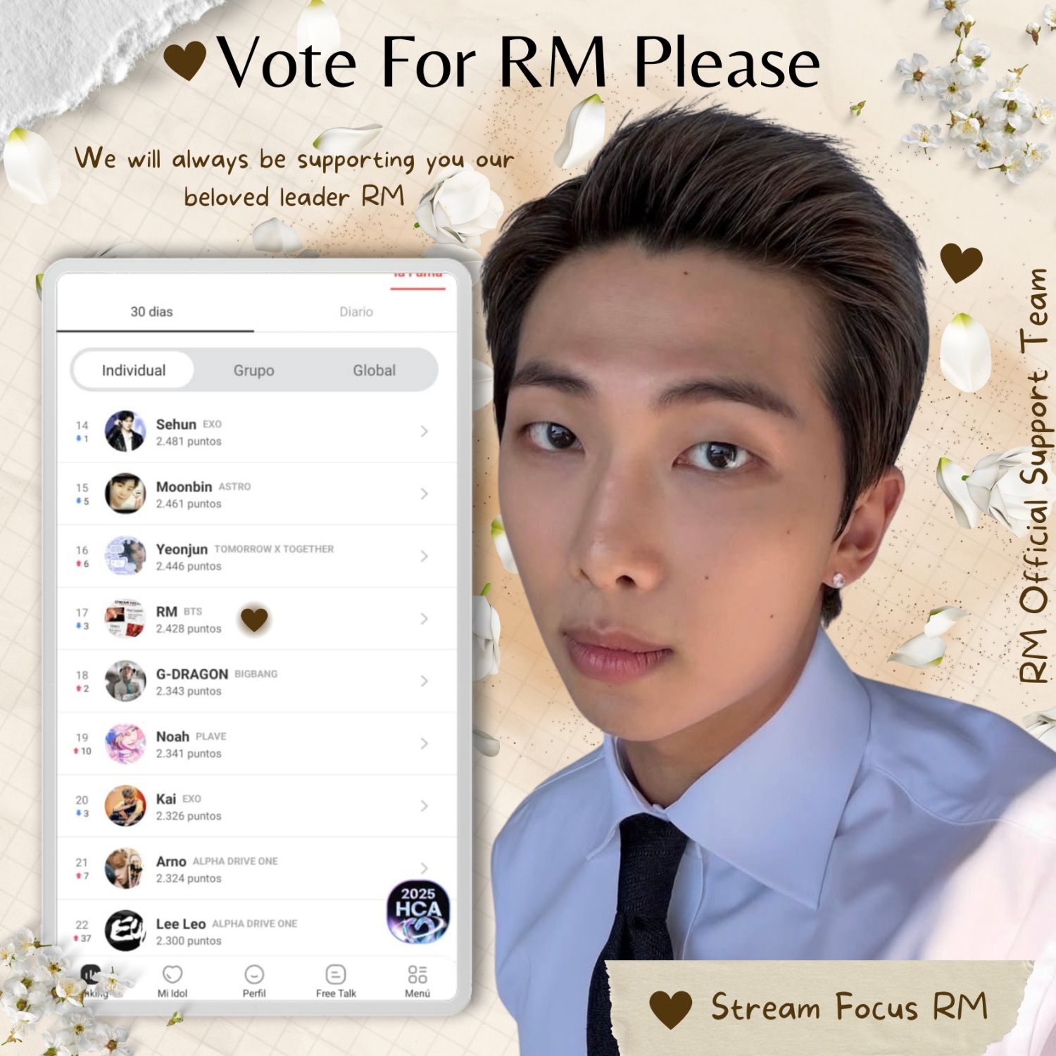 RM (BTS)の最近の活動写真