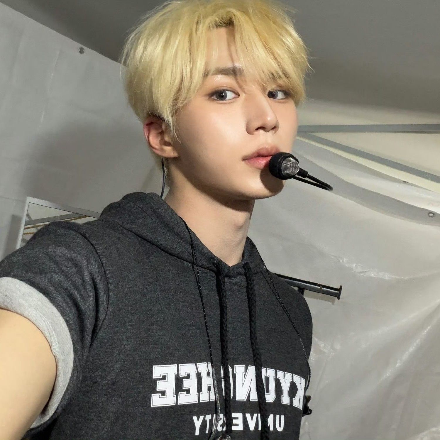 Recent activity shot of Kim Junseo (ALPHA DRIVE ONE)