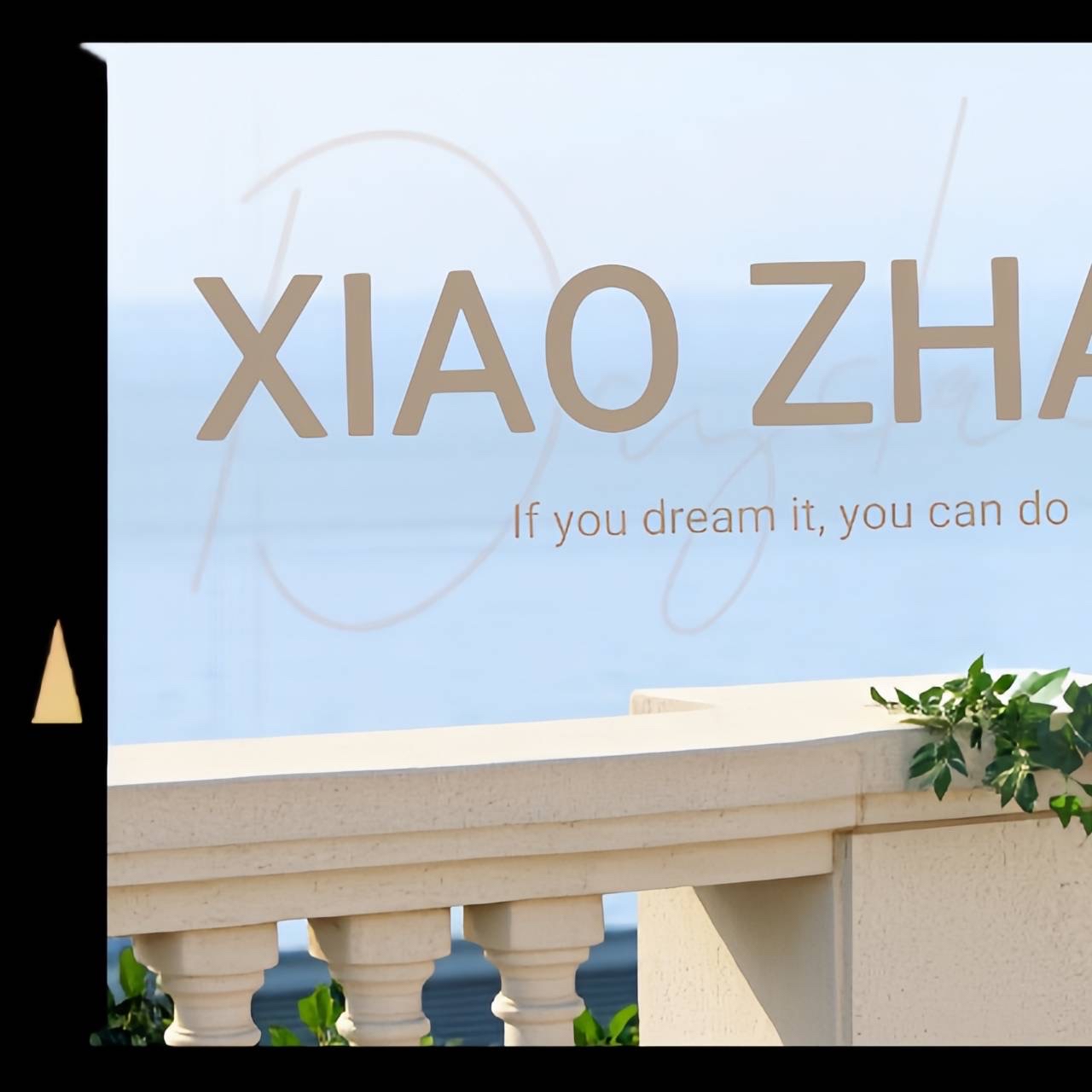 A moment captured by Xiao Zhan's fan