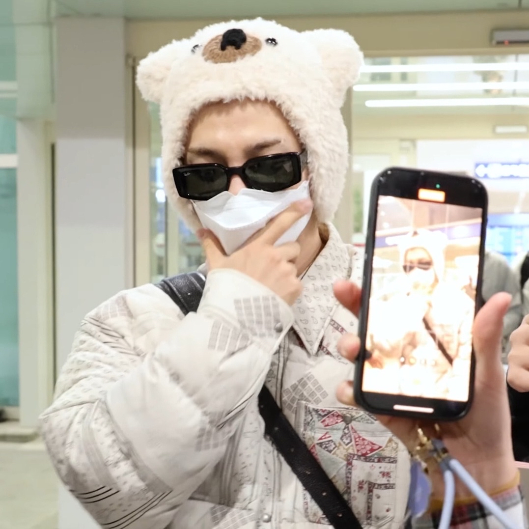 A moment captured by Taeyang (BIGBANG)'s fan