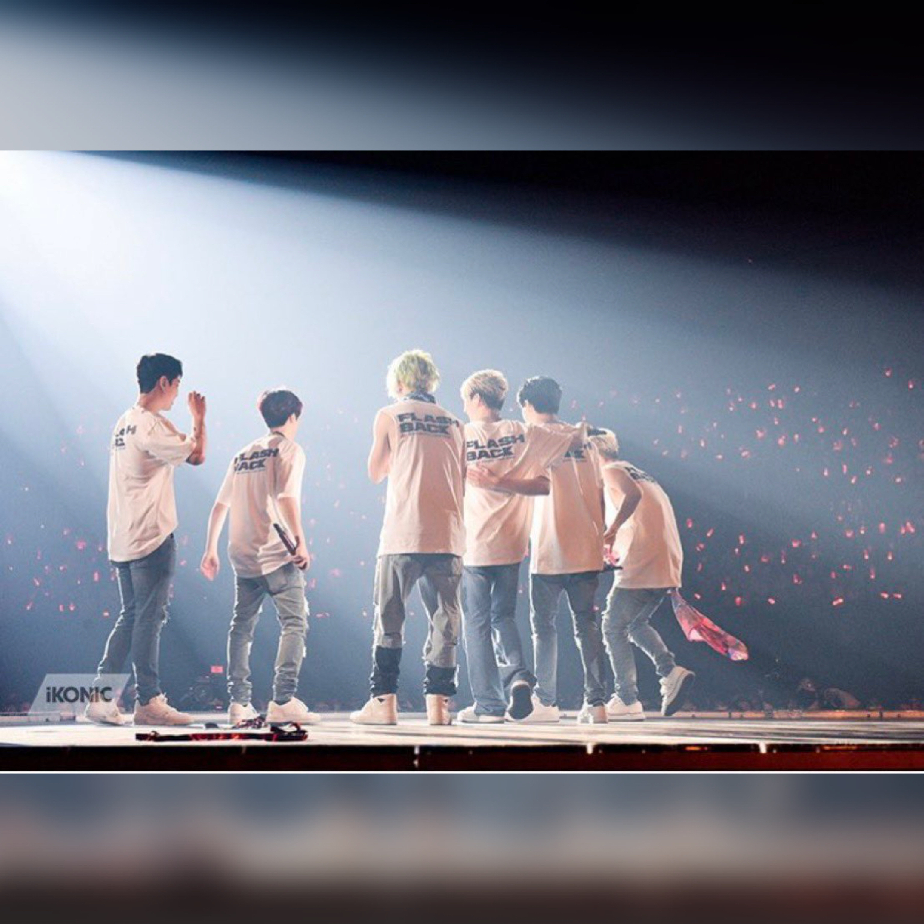 A moment captured by iKON's fan