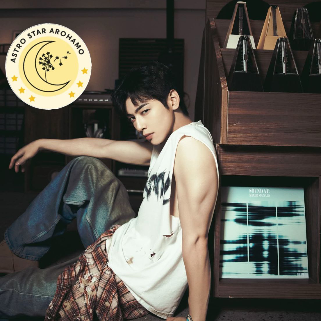 Recent activity shot of Eunwoo (ASTRO)