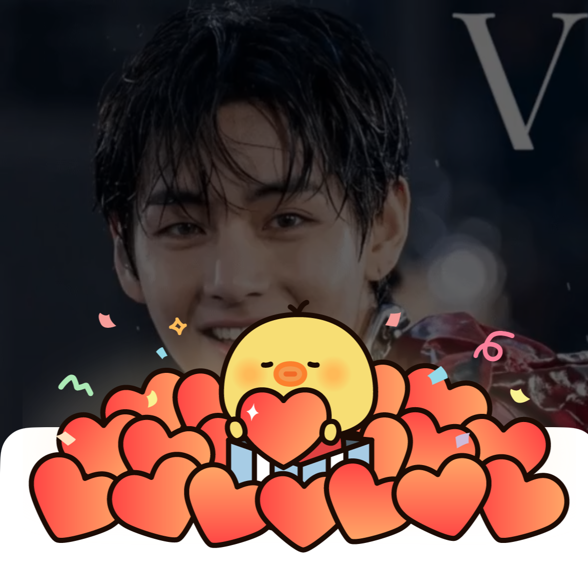 V (BTS)の舞台裏ショット