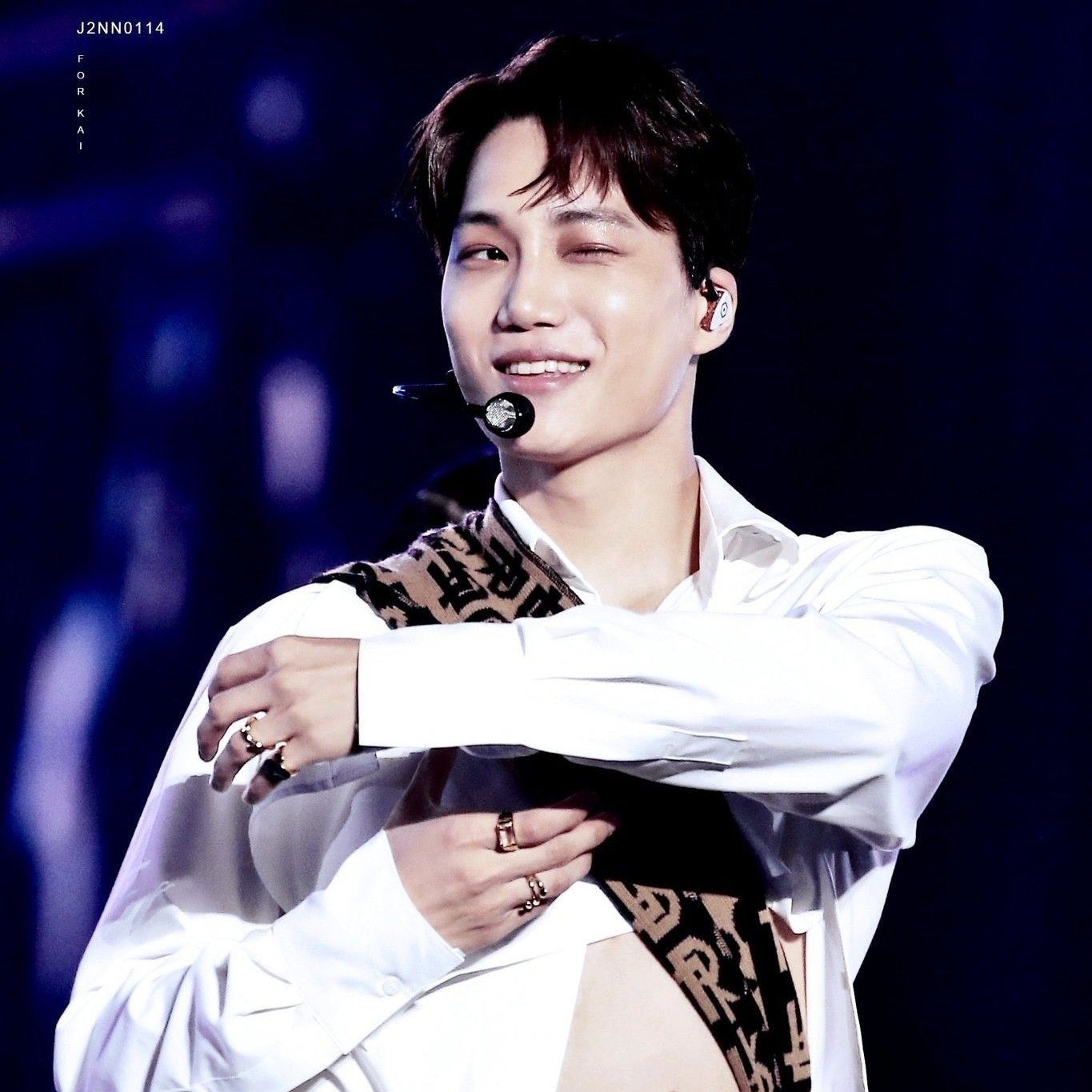 A moment captured by Kai (EXO)'s fan