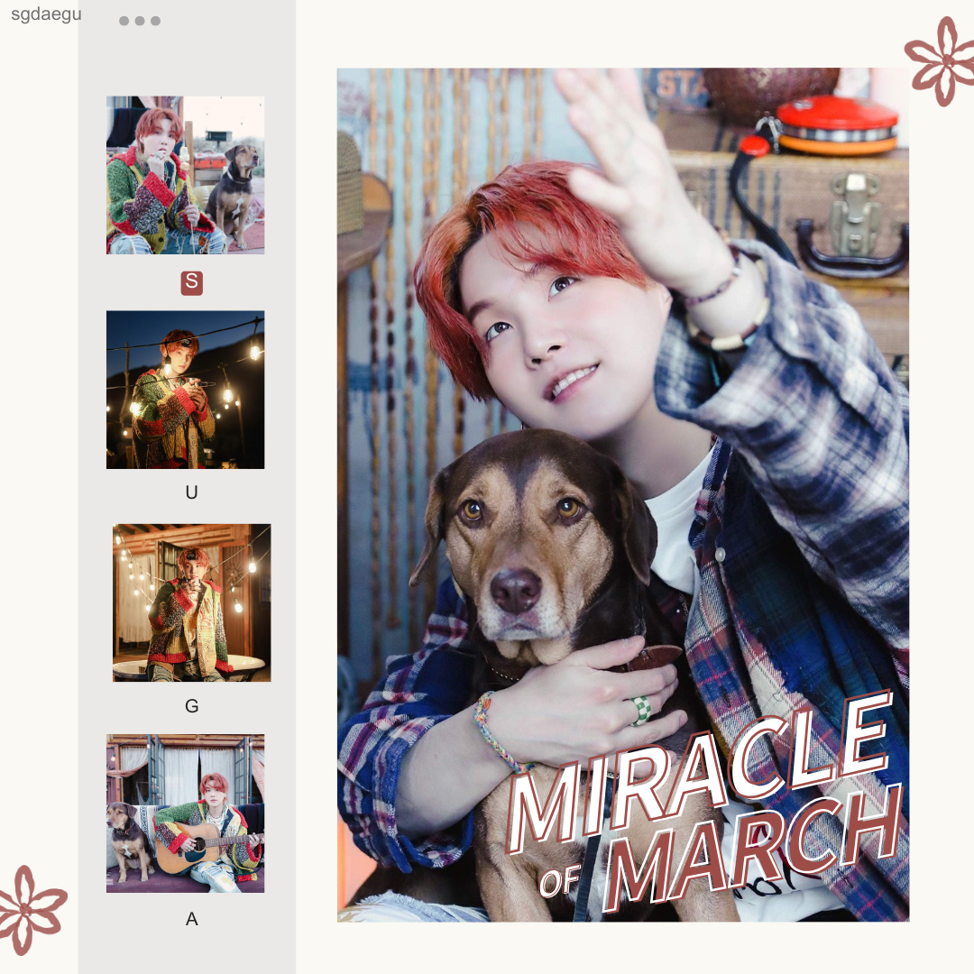 슈가 (방탄소년단)의 비하인드 컷