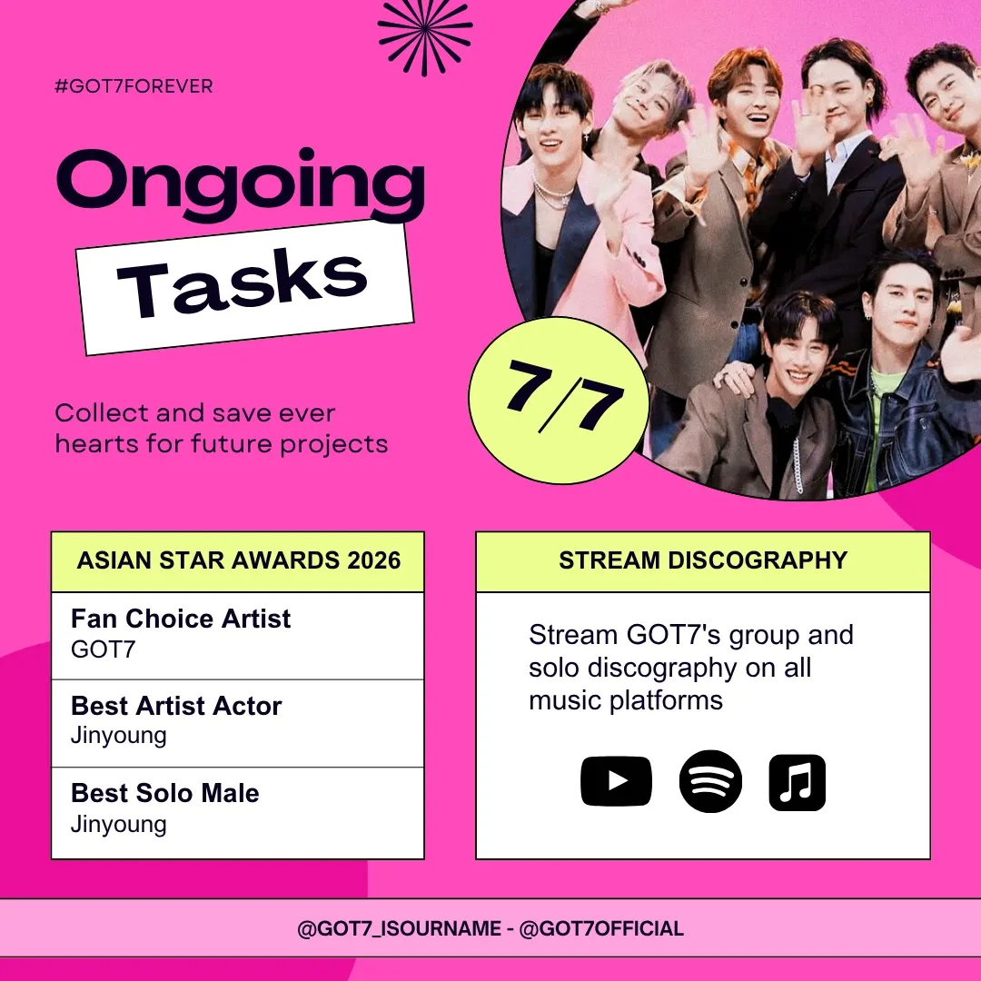GOT7 최근 활동샷
