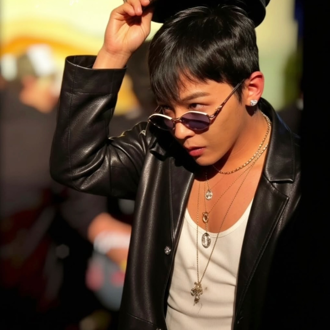 G-DRAGON (BIGBANG)の舞台裏ショット