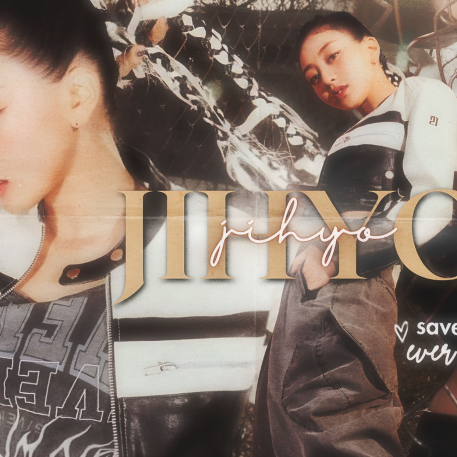 ジヒョ (TWICE)の舞台裏ショット