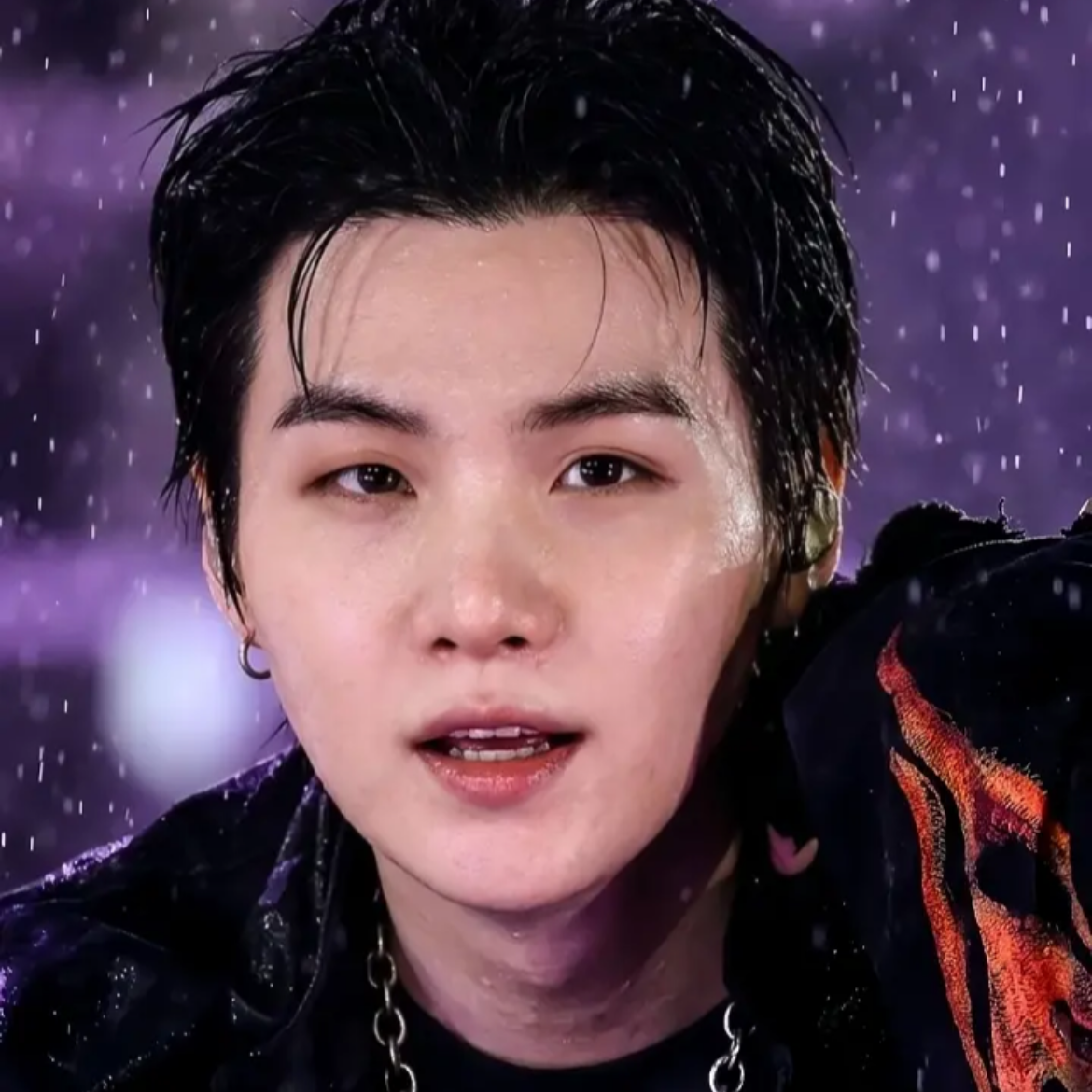 A moment captured by SUGA (BTS)'s fan