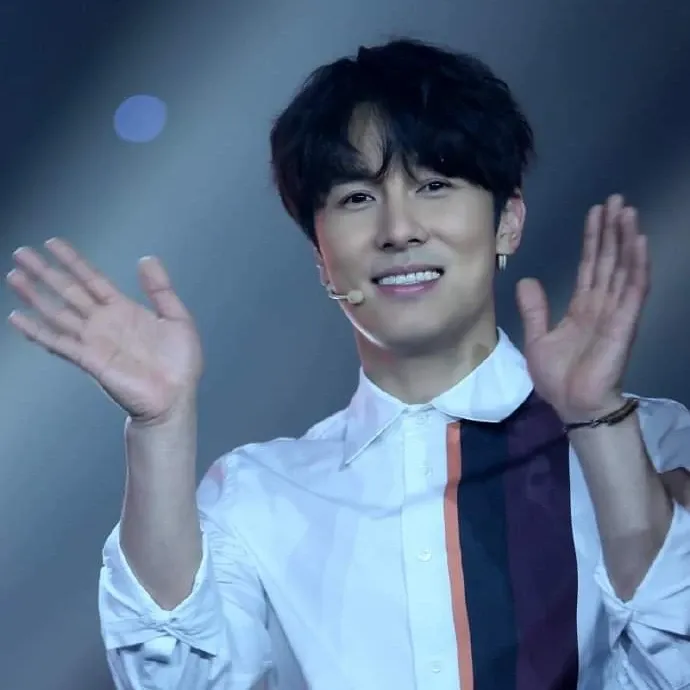 A moment captured by Kim Dongwan (SHINHWA)'s fan