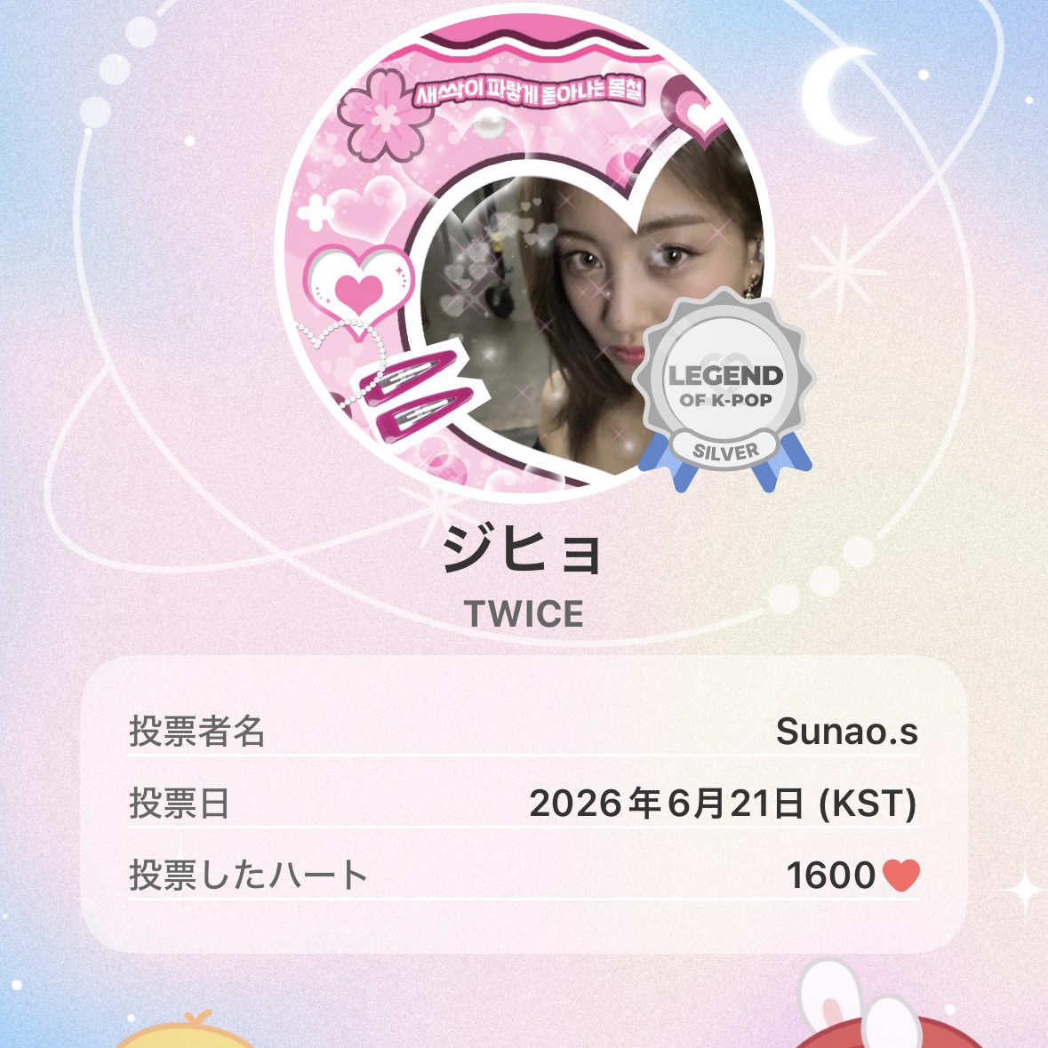 지효 (TWICE)의 비하인드 컷