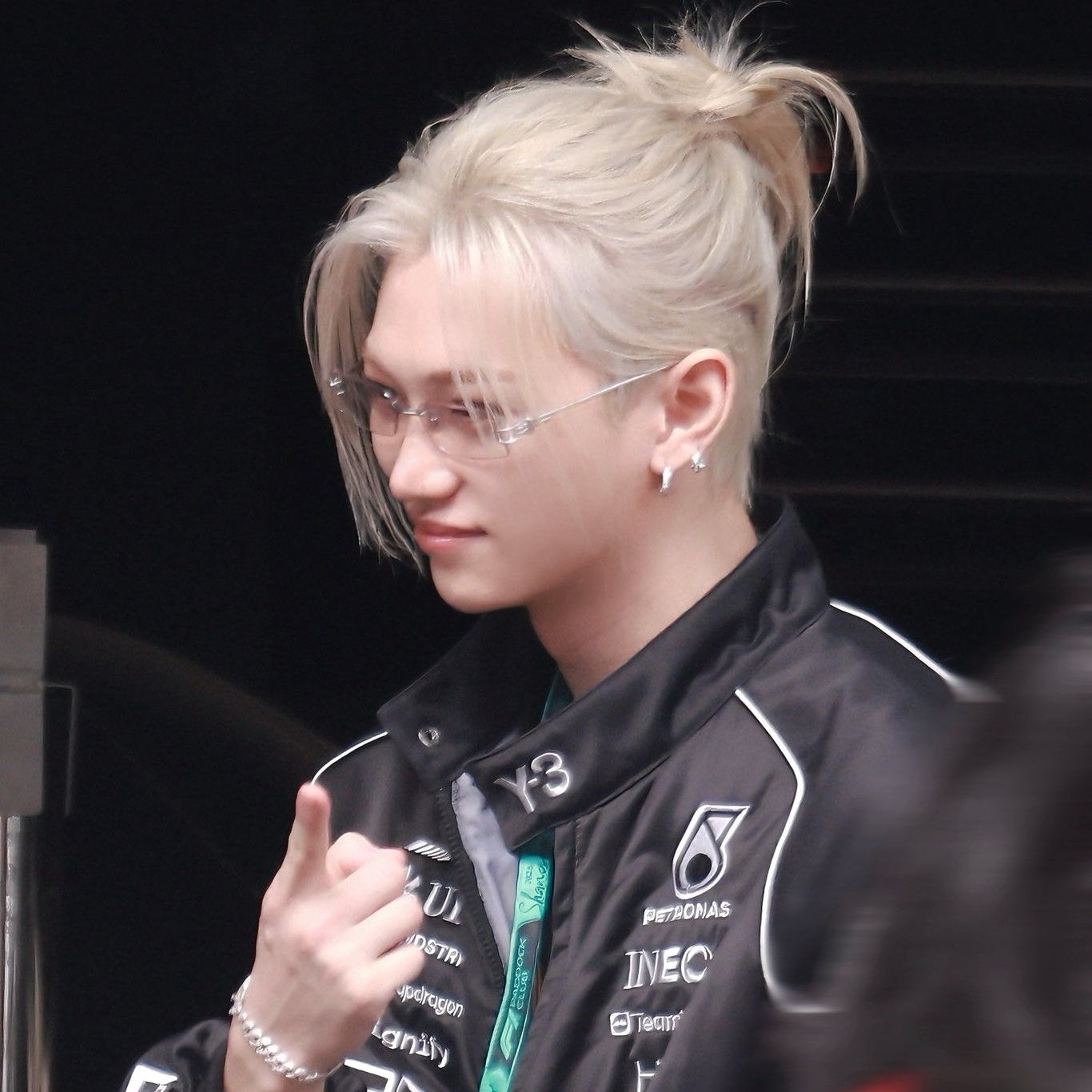 A moment captured by Felix (Stray Kids)'s fan