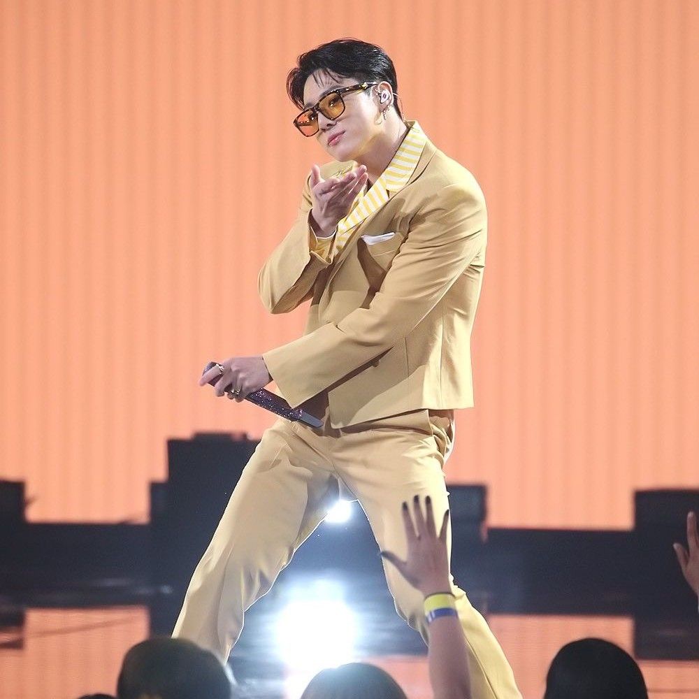 Recent activity shot of Jungkook (BTS)