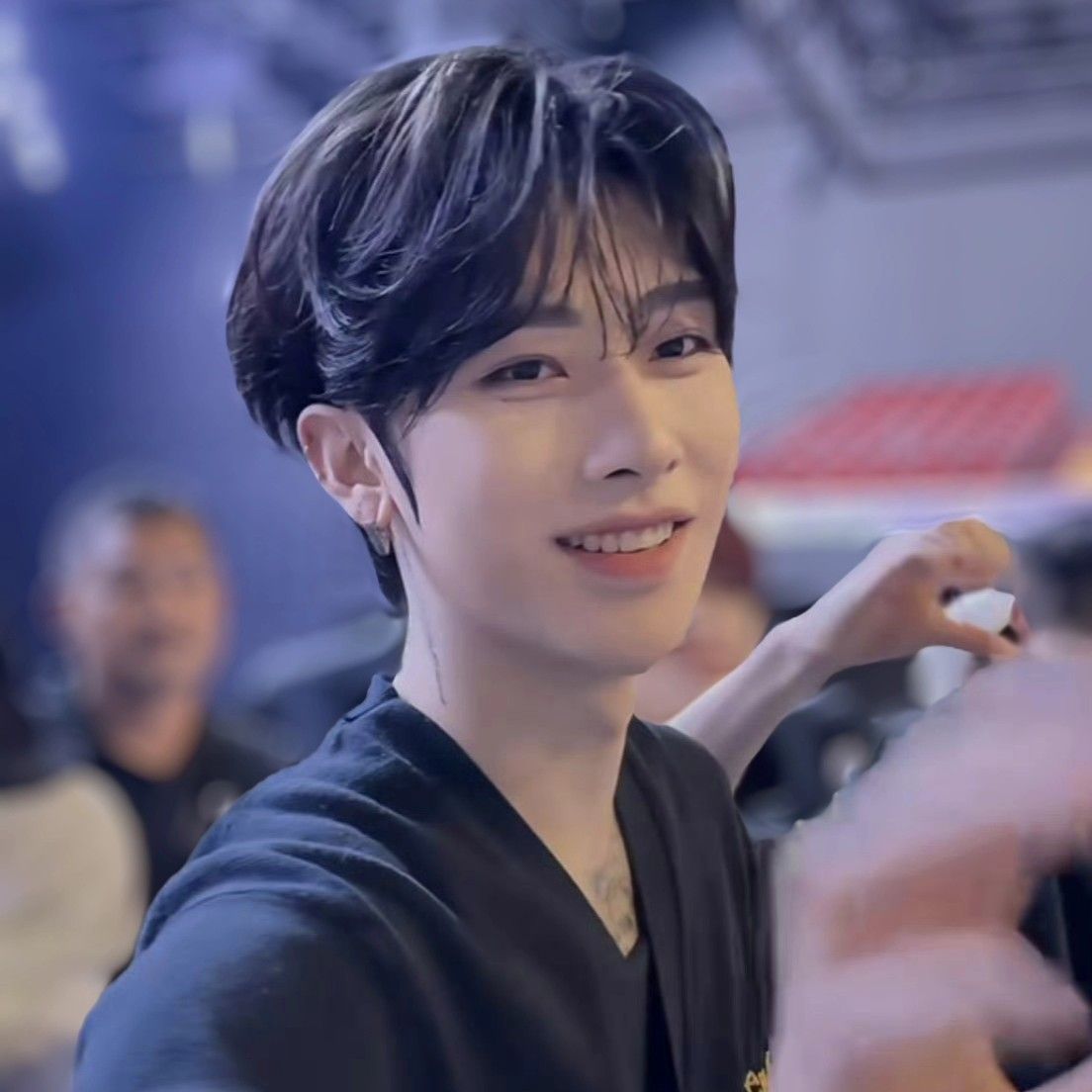 A moment captured by Ricky (ZEROBASEONE)'s fan