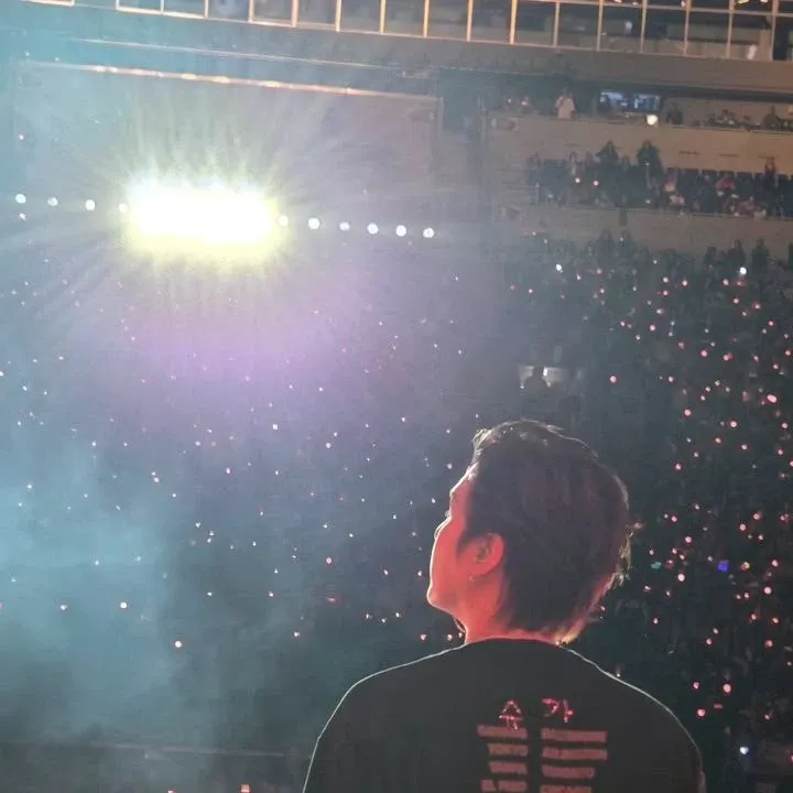 A moment captured by SUGA (BTS)'s fan