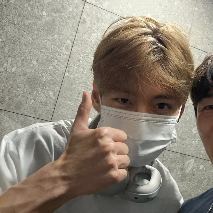 Recent activity shot of V (BTS)