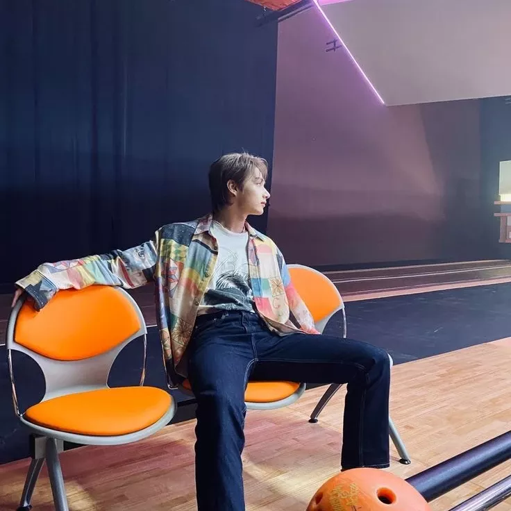 A moment captured by Jun (SEVENTEEN)'s fan