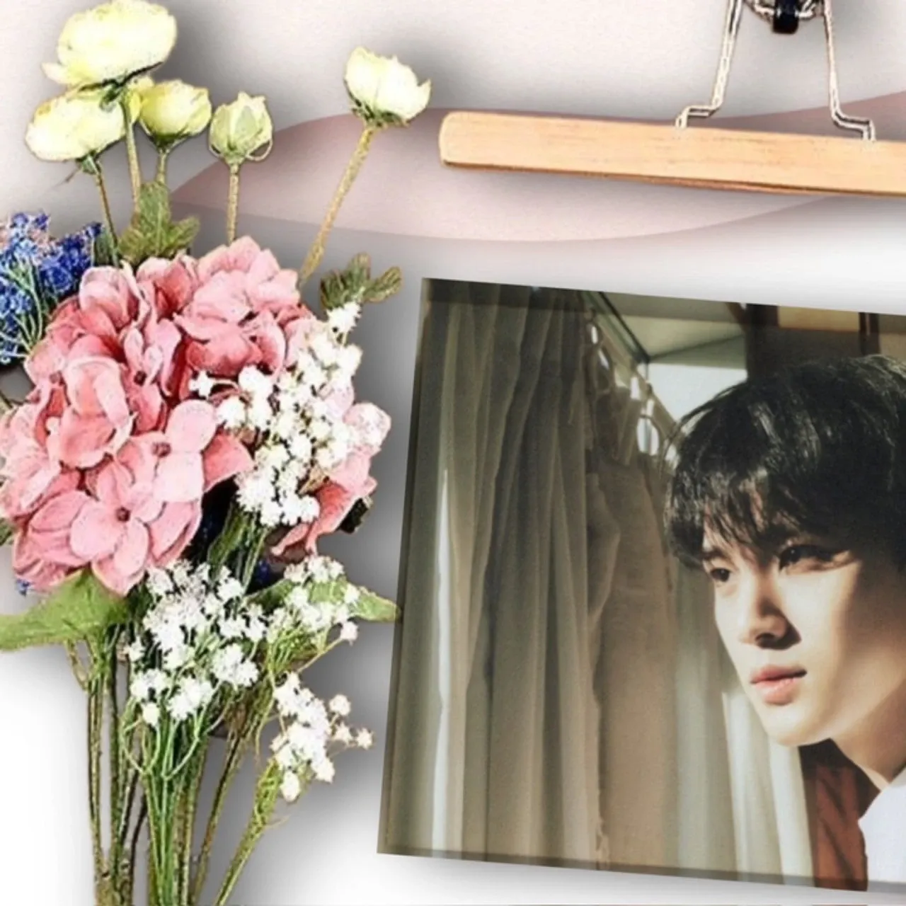 A moment captured by Mingyu (SEVENTEEN)'s fan