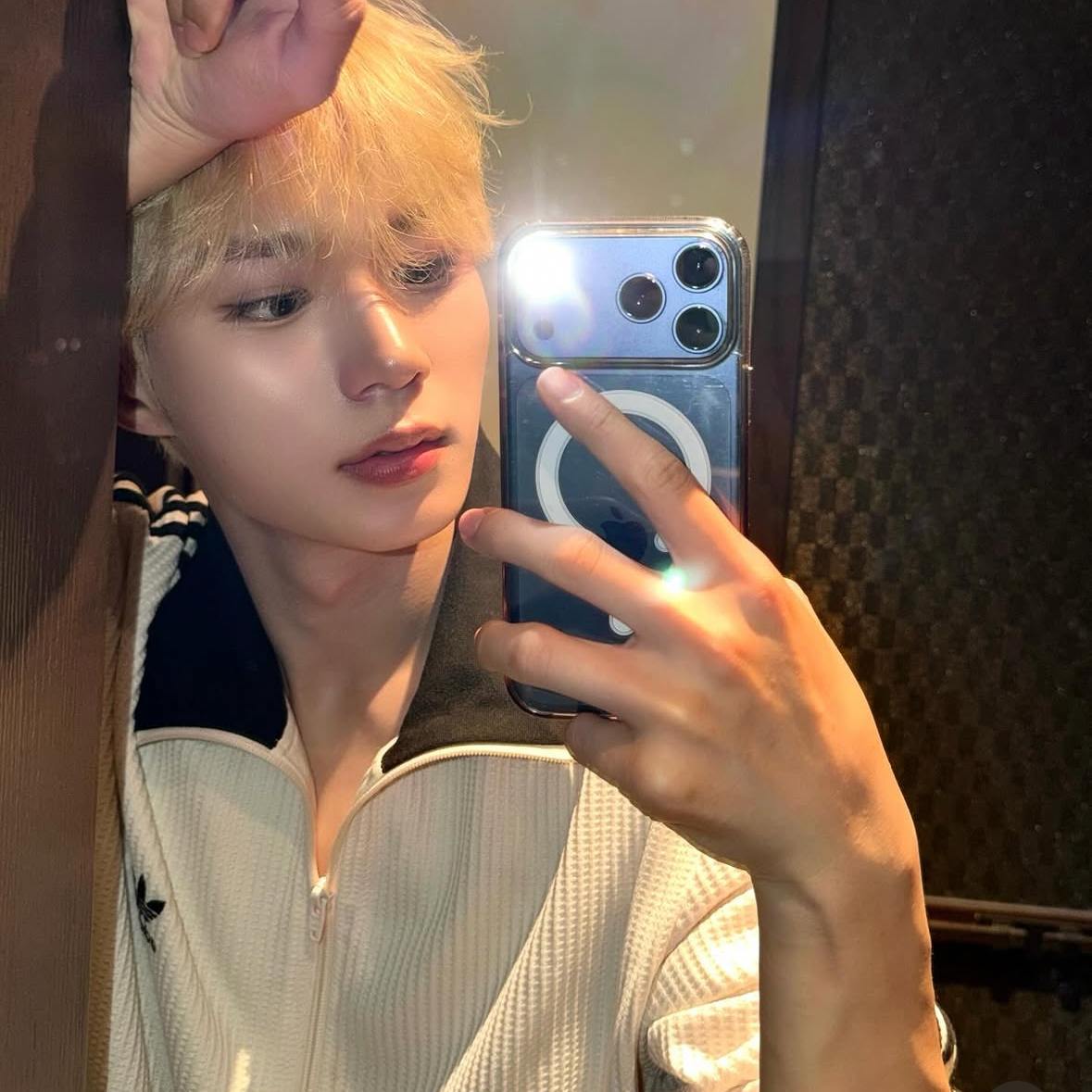 Recent activity shot of Kim Junseo (ALPHA DRIVE ONE)