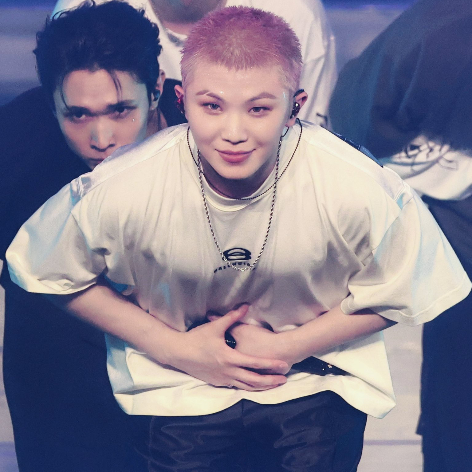 Recent activity shot of Woozi (SEVENTEEN)