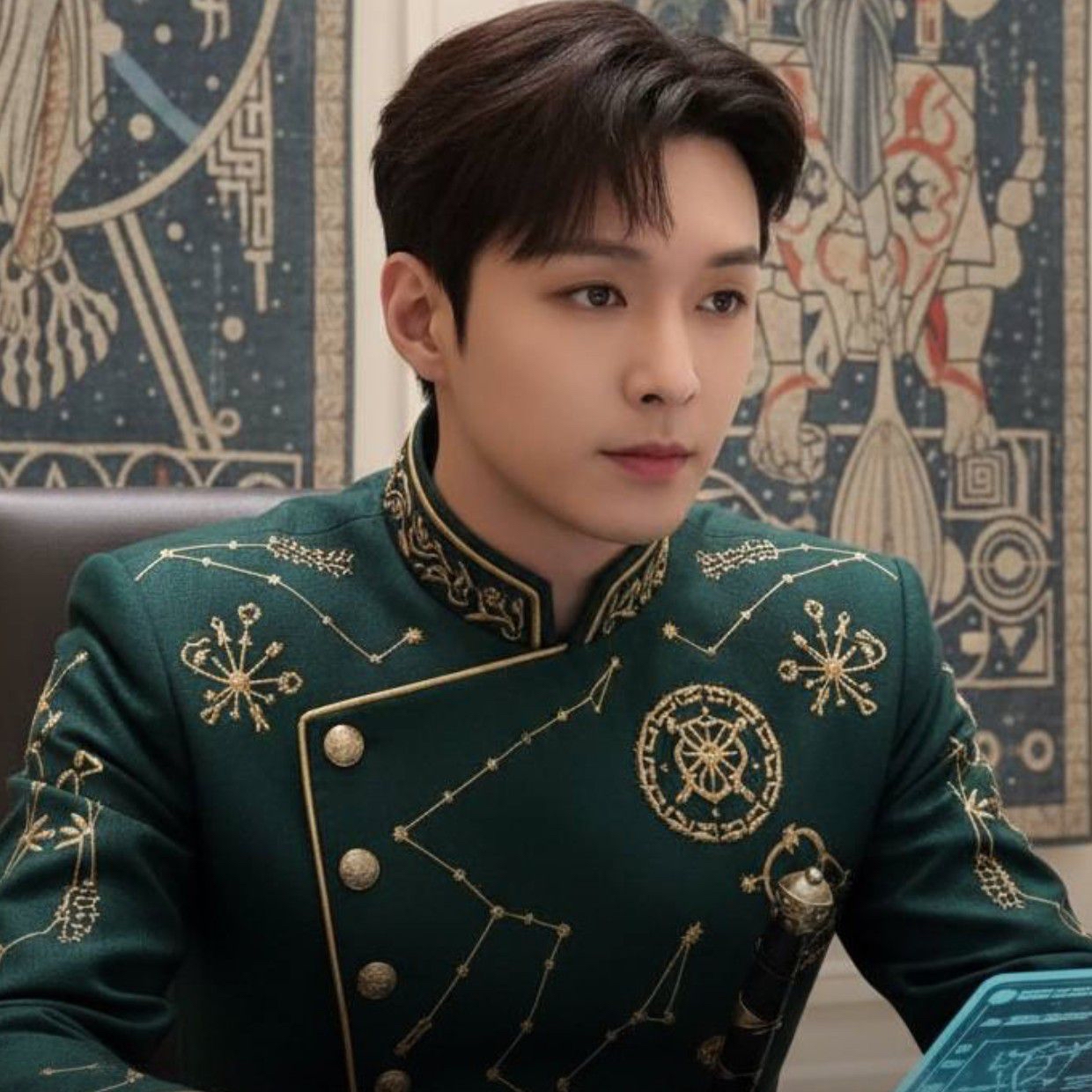 Recent activity shot of Lay (EXO)