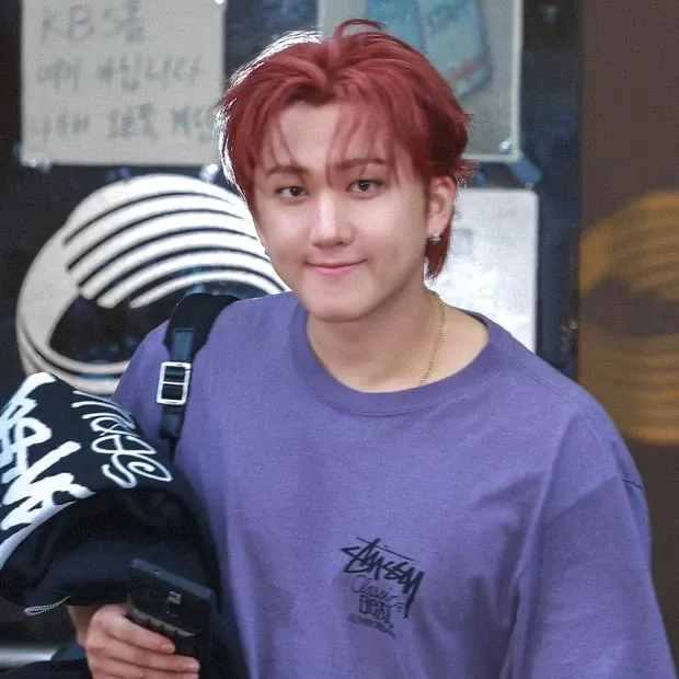 Recent activity shot of Changbin (Stray Kids)