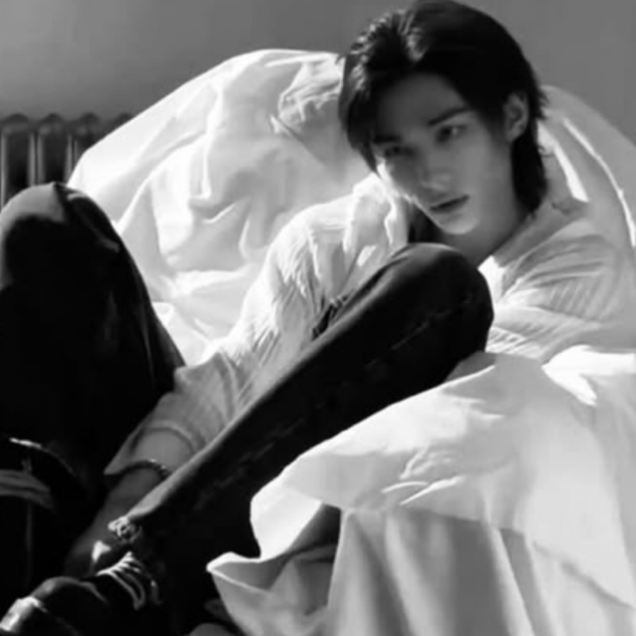 A moment captured by Hyunjin (Stray Kids)'s fan