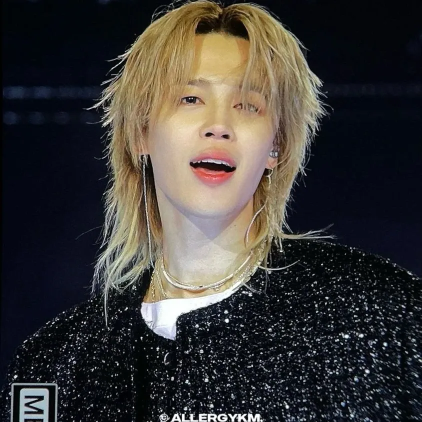 Recent activity shot of Jimin (BTS)