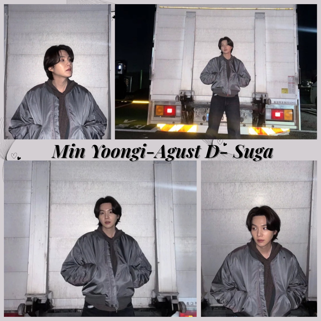 Recent activity shot of SUGA (BTS)