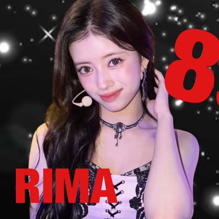 A moment captured by Rima (NiziU)'s fan