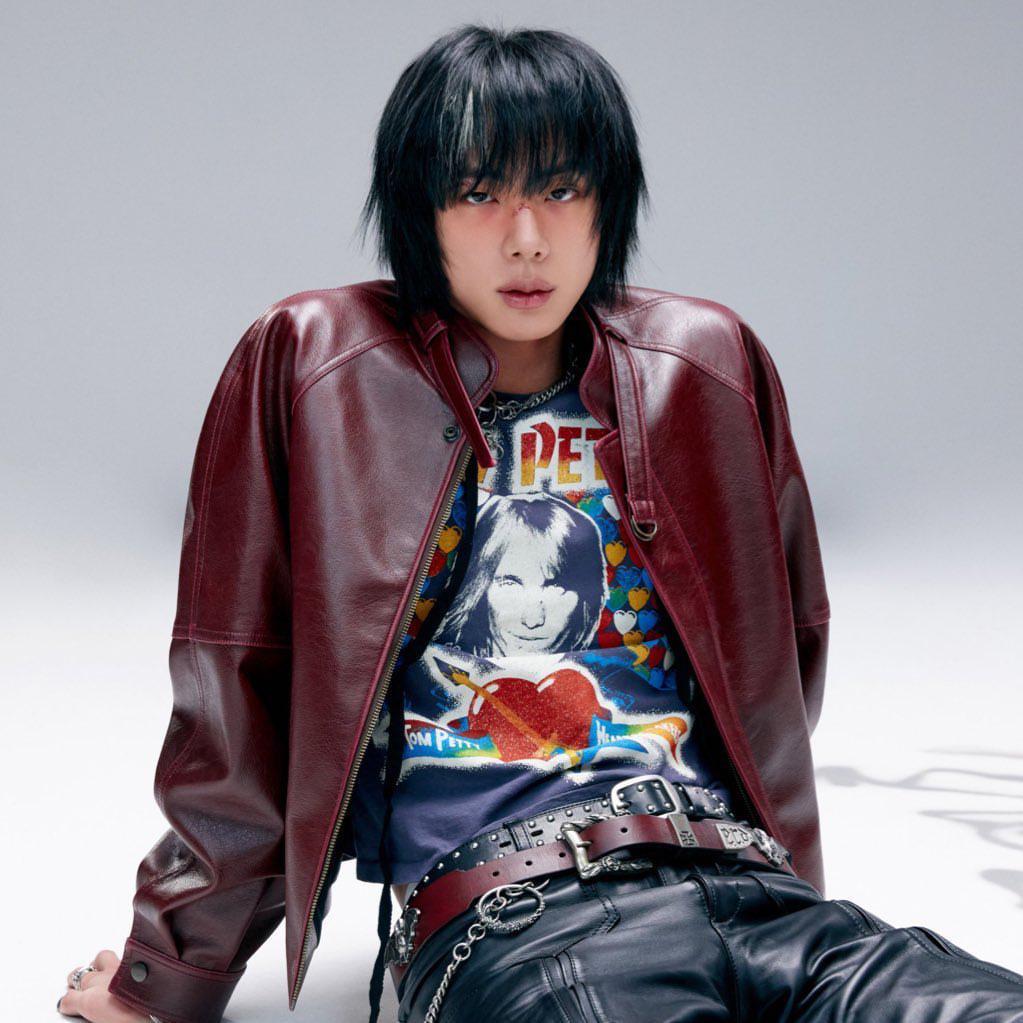 Recent activity shot of Jin (BTS)