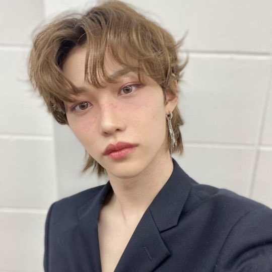 Recent activity shot of Felix (Stray Kids)