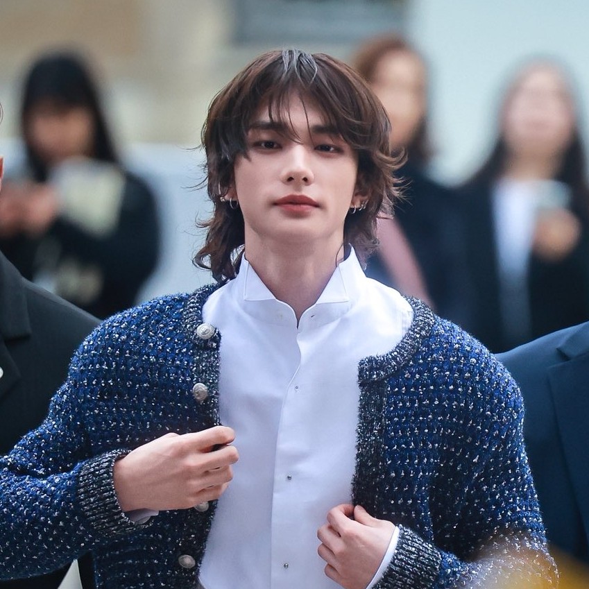 Behind-the-scenes cut of Hyunjin (Stray Kids)