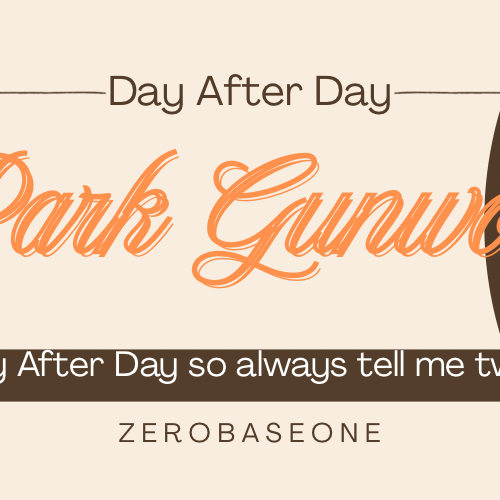 A moment captured by Park Gunwook (ZEROBASEONE)'s fan