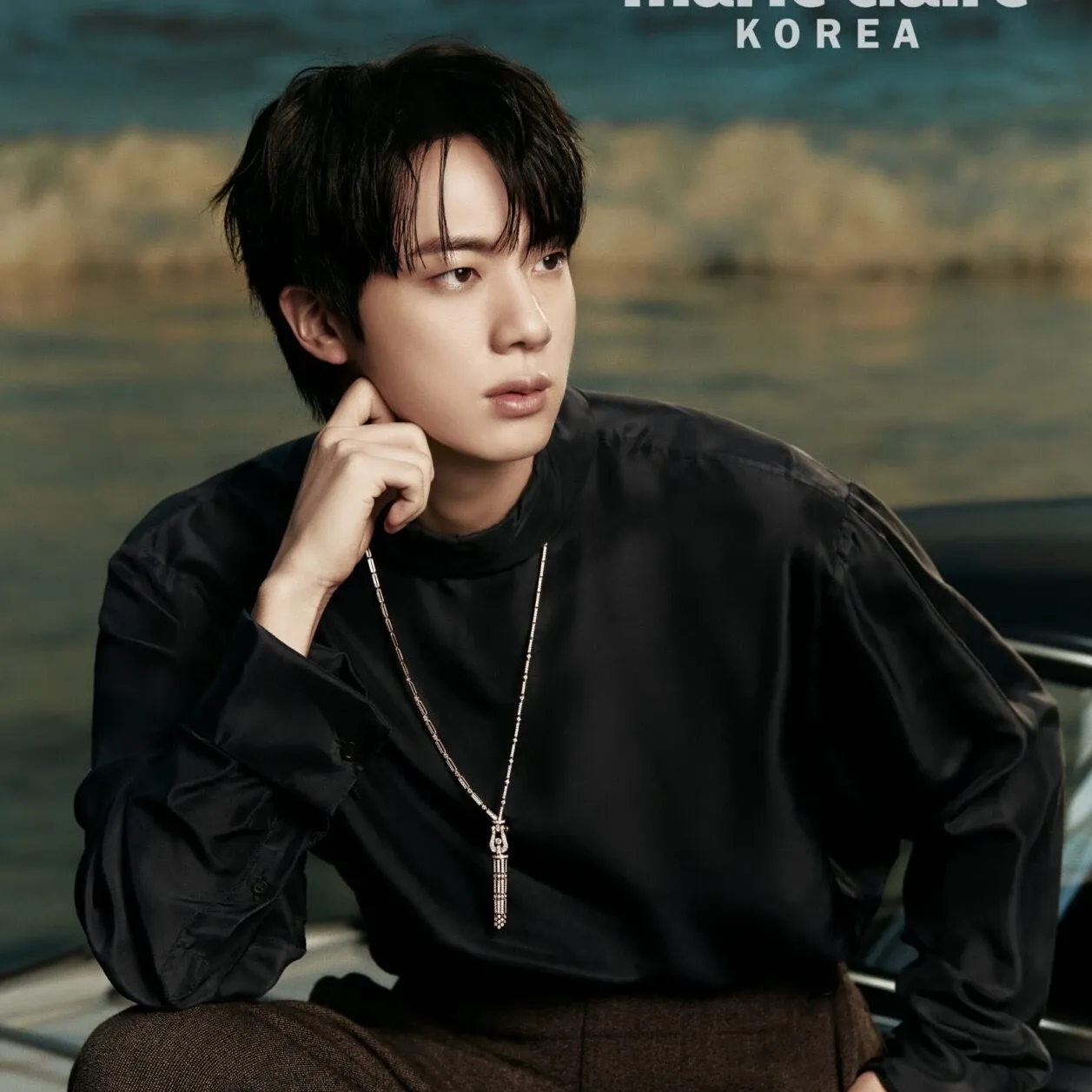 Recent activity shot of Jin (BTS)