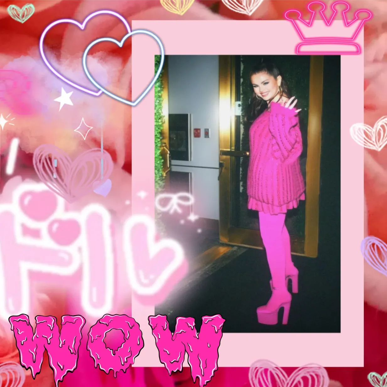 A moment captured by Selena Gomez's fan