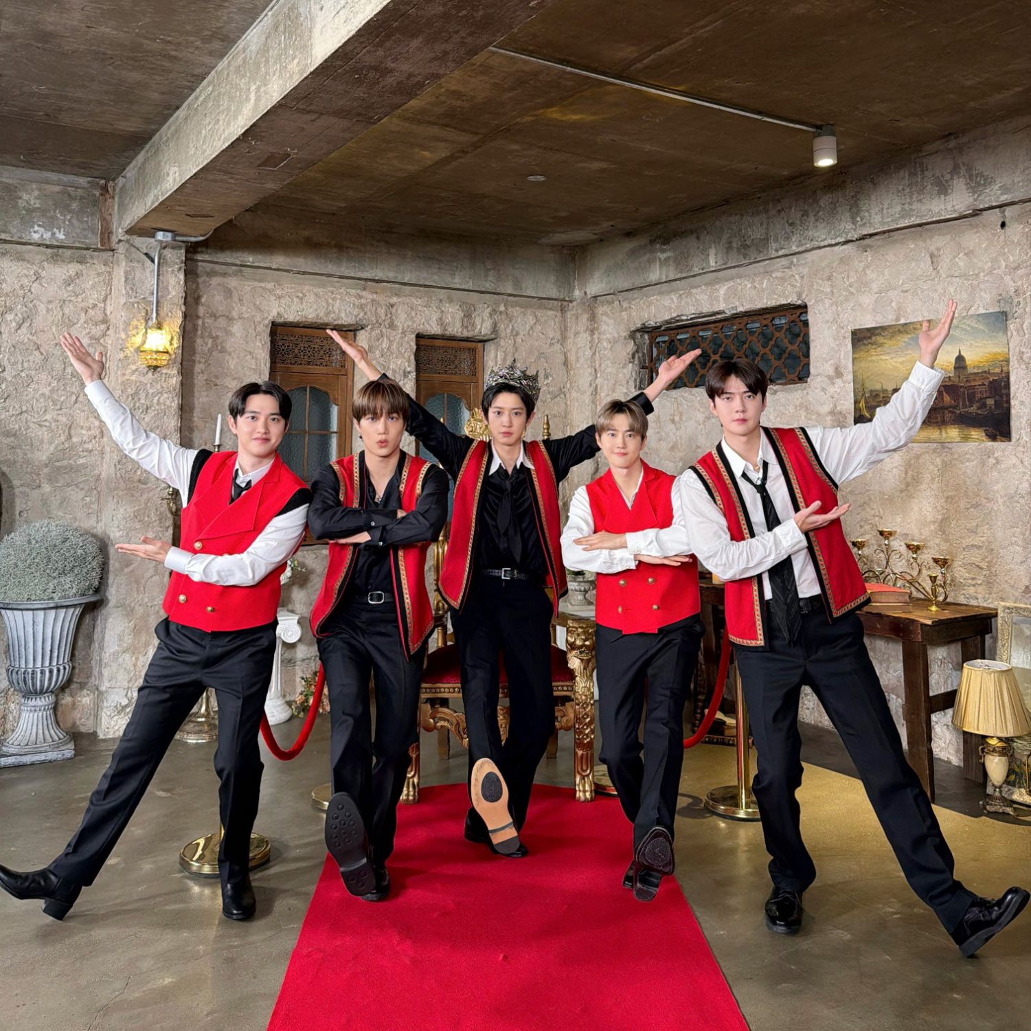 EXO의 비하인드 컷