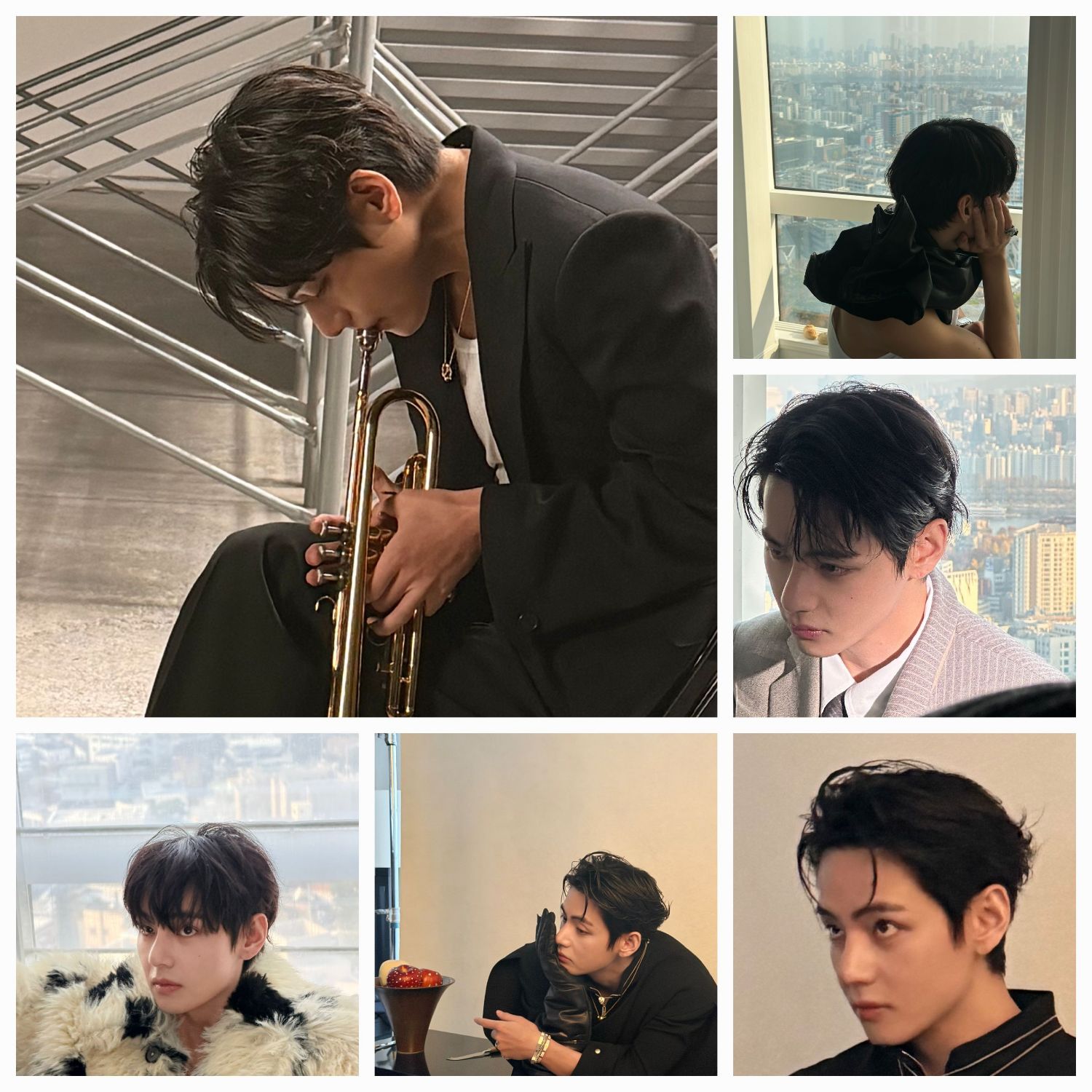 A moment captured by V (BTS)'s fan