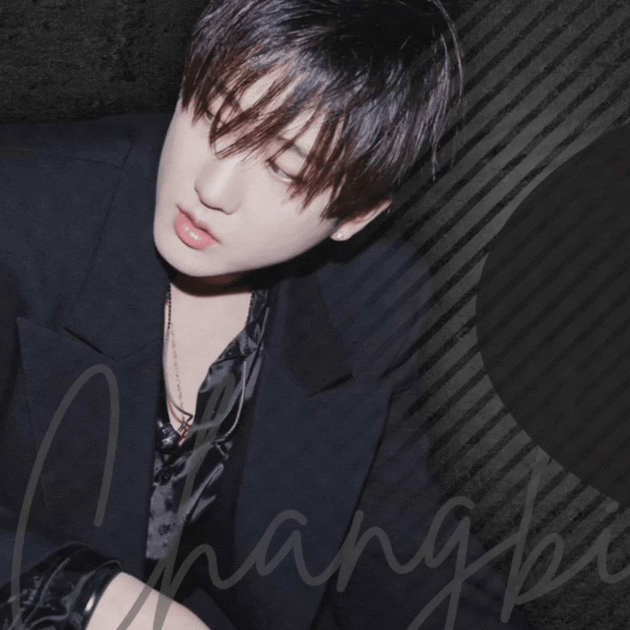 Recent activity shot of Changbin (Stray Kids)