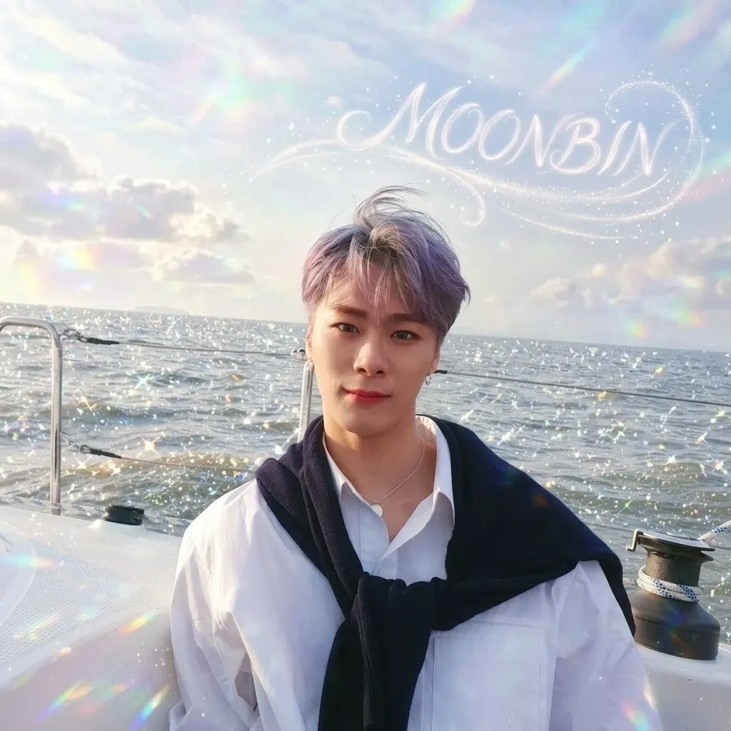Recent activity shot of Moonbin (ASTRO)