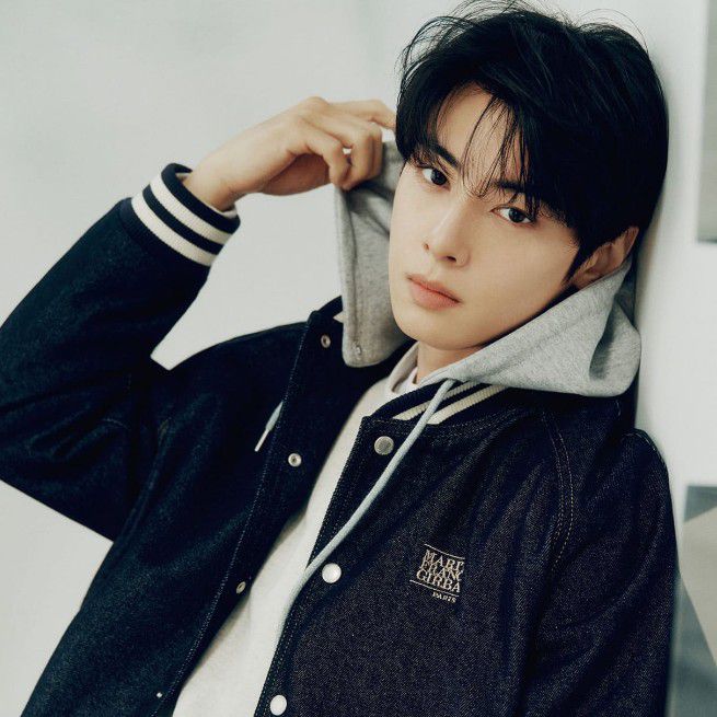 Recent activity shot of Eunwoo (ASTRO)