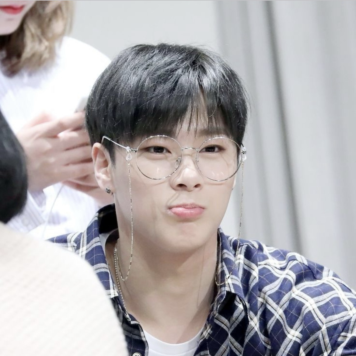 A moment captured by Moonbin (ASTRO)'s fan