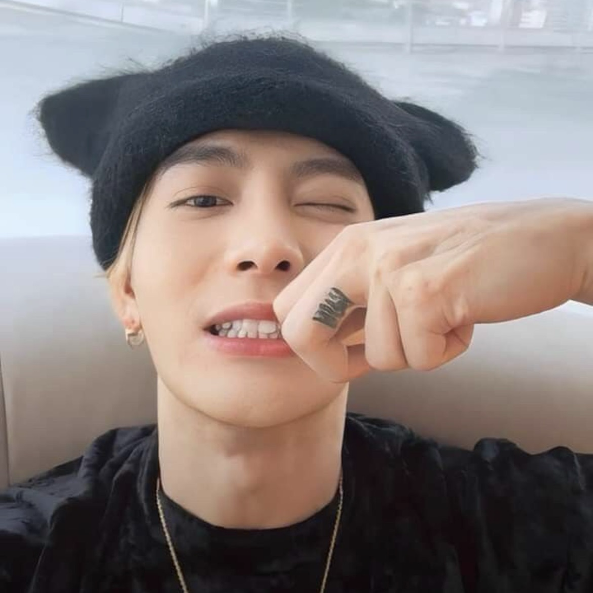 A moment captured by Jackson (GOT7)'s fan