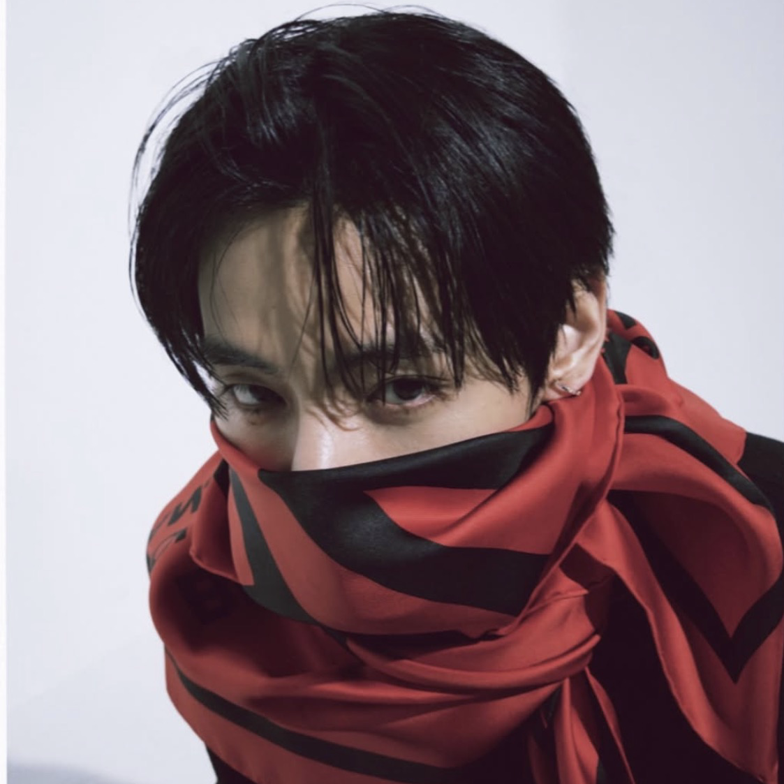 A moment captured by V (BTS)'s fan