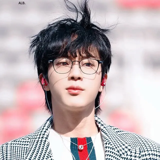 Recent activity shot of Jin (BTS)
